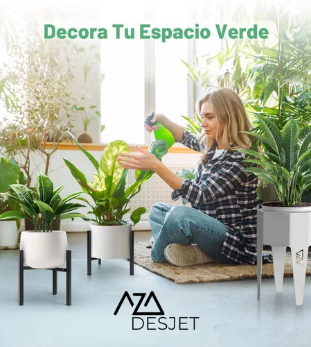Miniatura 8 de Soporte Ajustable para Plantas de Interior, Soporte Moderno de Metal para Plantas de Interior, Soportes Resistentes para Plantas al Aire Libre