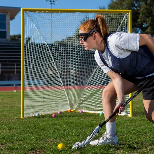 Miniatura 5 de Champion Sports Lacrosse Goal Net - Red de repuesto de nailon blanco de 0.118 in (2 unidades)