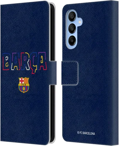 Miniatura 73 de Head Case Designs Funda de piel con licencia oficial del FC Barcelona Barca Crest Graphics para Samsung Galaxy A06 4G