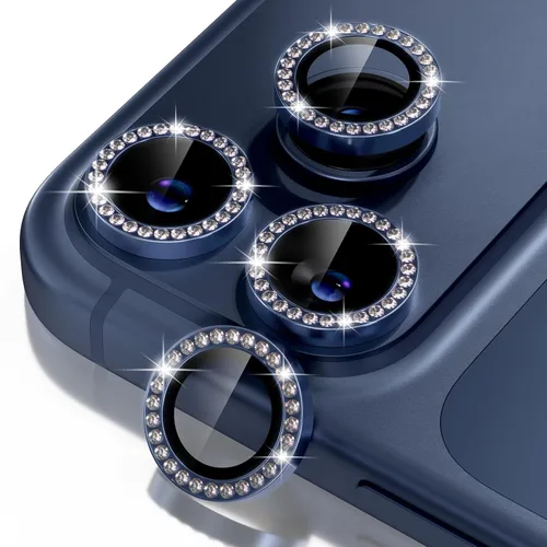 Miniatura 49 de Misea Compatible con iPhone 17 Pro/iPhone 17 Pro Max Protector de Lente de Cámara Brillante, Vidrio Templado 9H Cubierta de Cámara Protector