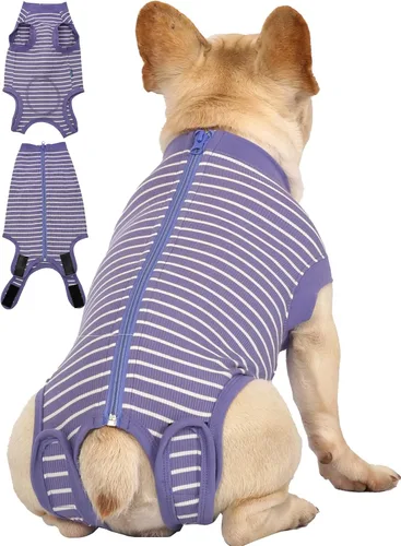 Miniatura 13 de Traje de recuperación de cirugía para perros – Después de la esterilización, heridas abdominales después de la recuperación quirúrgica, antilamida