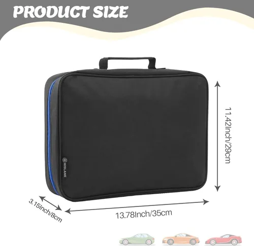 Miniatura 2 de Estuche organizador de almacenamiento para automóvil para 48 vehículos, funda de transporte portátil de colección fundida a presión a escala 1:64