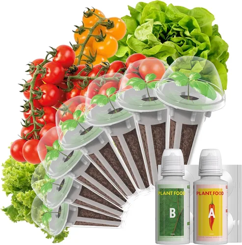 Miniatura 12 de Vainas de semillas de flores y frutas LYKOCLEAN para AeroGarden, Ahopegarden, sistema de cultivo hidropónico iDOO para interiores, 350 semillas+