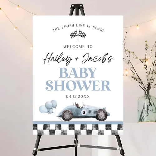 Miniatura 28 de Letrero de bienvenida con foto editable para baby shower, letrero moderno para baby shower, letrero con nombre personalizado para niño o niña