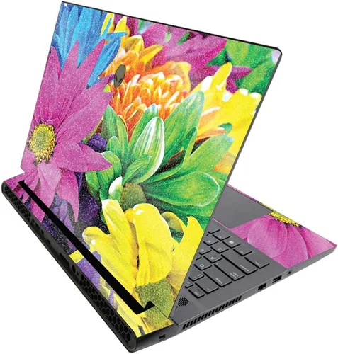 Miniatura 466 de MightySkins - Skin brillante con purpurina para Alienware M17 R3 (2020) y M17 R4 (2021) - Diversión de los años 90 Acabado duradero con purpurina