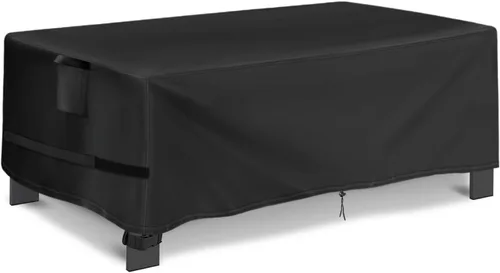 Miniatura 8 de Funda para Mesa de Café de Exterior Rectangular, Impermeable para Patio, Funda Pequeña Rectangular para Mesa de Café, Fundas para Muebles