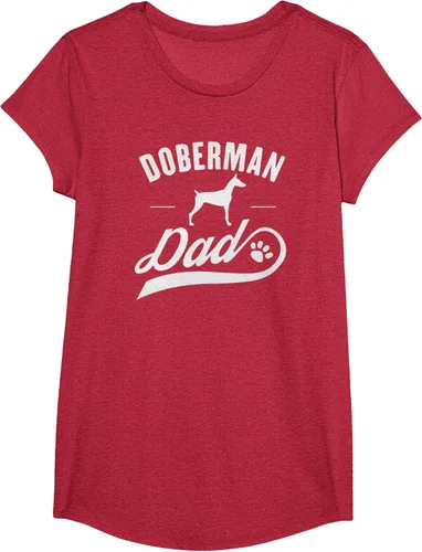 Miniatura 67 de Doberman Dad - Camiseta para amante del dueño del perro, Negro, S