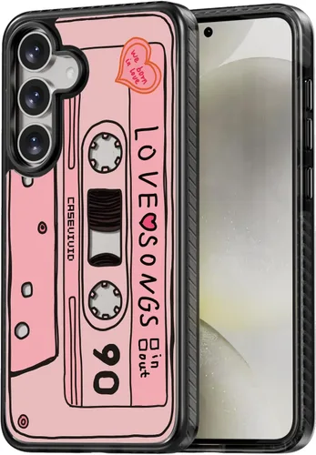 Miniatura 133 de Rosarnnah Funda compatible con Samsung Galaxy S24 Ultra, bonita estética, a la moda, divertida funda con estampado de gatito y gato, duradera a