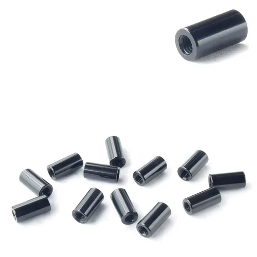Miniatura 4 de 12 espaciadores de separación de columna redonda de aluminio M3x5mm, 6/8/10/12/0.591 in disponibles, para carreras Drone FPV Quadcopter multirotores