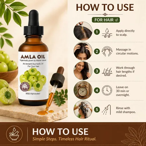 Miniatura 8 de Best Nature's Cosmetics Aceite de amla indio puro y natural – Aceite de grosella espinosa india – Nutre el cuero cabelludo – Acondiciona el cabello