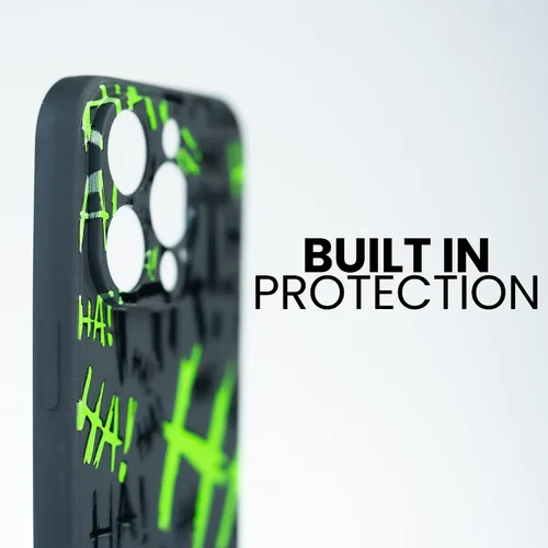Miniatura 4 de SIMPLYMDRN Delgada para iPhone 11 - Diseño Joker Haha - Funda genial para hombres - Cubierta de diseñador de superhéroe villano - Delgada y flexible