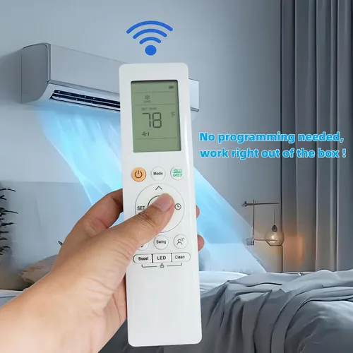 Miniatura 3 de Mando a distancia de CA de repuesto RG10A / RH10B compatible con aire acondicionado Midea A/C MAW08V1QWT, MAW10V1QWT, MAW12V1QWT