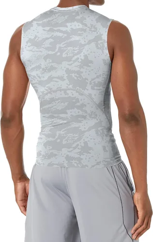 Miniatura 3 de Holure Paquete de 5 camisetas de compresión sin mangas para hombre camiseta atlética para fisicoculturismo