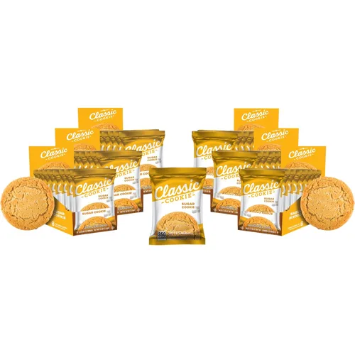 Miniatura 32 de Galletas Classic Cookie suaves horneadas con relleno de crema y galleta, hechas con chips de crema blanca Hershey's® Premier, 2 cajas, 16 galletas
