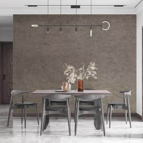 Miniatura 2 de Papel de hormigón teñido para muro con película adhesiva para interiores., VBS901 Gris cálido
