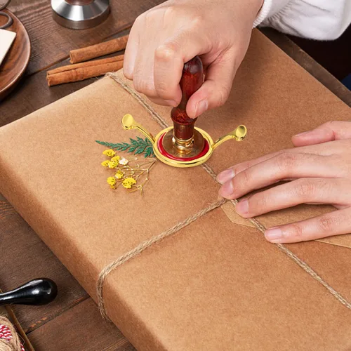 Miniatura 7 de Juego de sellos de cera, 40 varillas de cera de sellado de bronce con pistola de pegamento, moldes de sellado de cera, alfombrilla de silicona