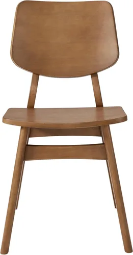 Miniatura 12 de Alaterre Furniture Calais Dining - Juego de 2 sillas de comedor moderno de mediados de siglo, juego de sillas de madera maciza con diseño