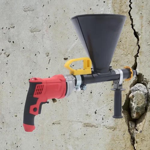 YIYIBYUS Pistola de lechada de mortero Aplicador pulverizador eléctrico semiautomático 750W, pistola de lechada de mortero pulverizador herramienta