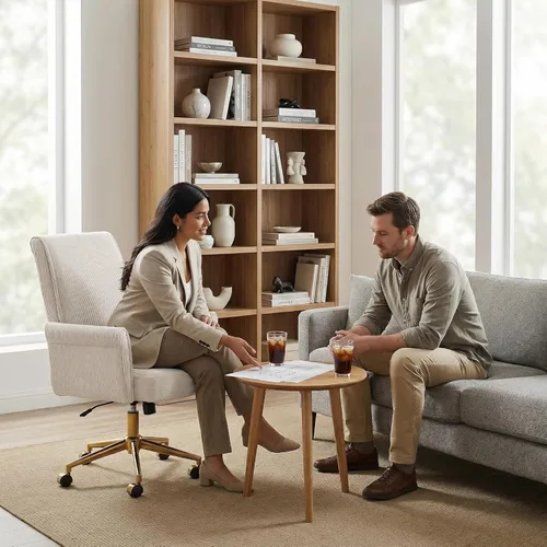 Miniatura 8 de YITAI Silla de escritorio giratoria de terciopelo de 360°, moderno sillón de oficina en casa con base dorada y ruedas para tocador, cómoda silla