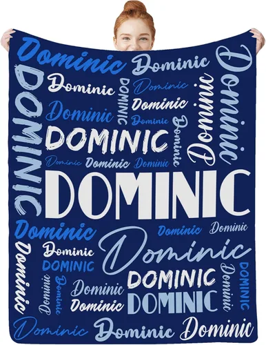 Miniatura 32 de Manta personalizada con nombre para bebés, niños y niñas, mantas de bebé personalizadas con nombre para adultos y niños, manta personalizada