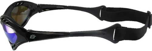 Miniatura 9 de Birdz Gafas de sol Seahawk polarizadas para moto acuática, gafas deportivas de kite-boarding, surf, kayak, 2 pares de marcos negros y plateados