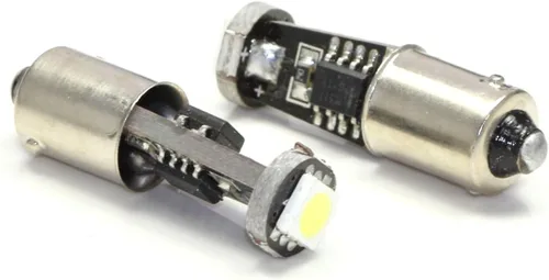 Bombilla blanca súper brillante para coche, 2 uds, CAN BUS, Xenón, blanco, 1 SMD, bombilla LED, 3883x, BA9S, T4W, H6W, 363, 182, 257, 363, 1445,