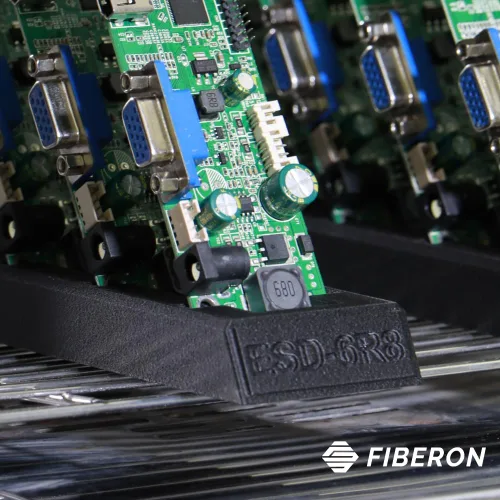 Miniatura 8 de Polymaker Fiberon PA612-ESD - Filamento para impresora 3D de 1.75 mm/17.6 oz, de nailon de fibra de carbono ESD-safe, resistente al calor a 302 °F