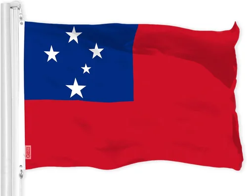 Miniatura 19 de G128 Bandera de Sierra Leona Sierra Leona 3 x 5 pies LiteWeave Pro Series Impreso Poliéster 150D Bandera de país, colores vibrantes, ojales
