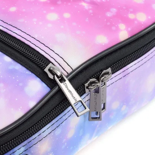 Miniatura 5 de CLOUDMUSIC Funda para ukelele - Mochila acolchada para concierto de 23 pulgadas (concierto, noche estrellada rosa y púrpura)
