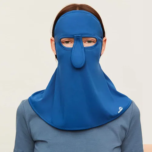 Miniatura 6 de Neck Gaiter Face Scarf Cover Sun Protection Balaclava Cloth Bandanas with Ear Loops SLF3M263