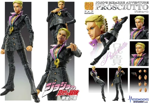 Miniatura 6 de MediCos JoJo's Bizarre Adventure Part 2: Chozo Kado Prosciutto - Figura de estatua de acción, multicolor, 6 pulgadas