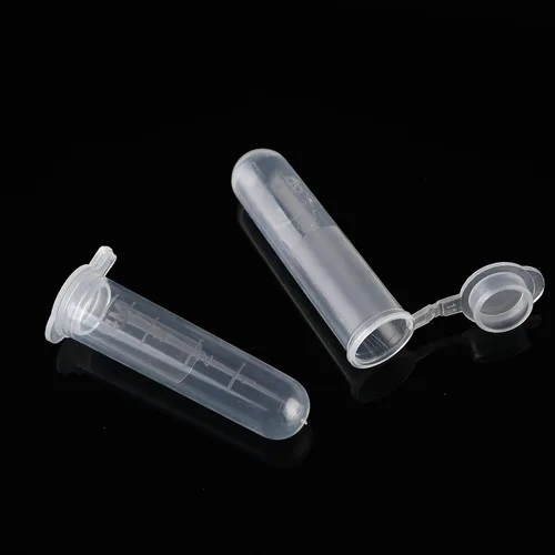 Miniatura 2 de 100 piezas de 0.1 fl oz de plástico frasco botella tubos para almacenamiento de muestras de contenedores líquidos
