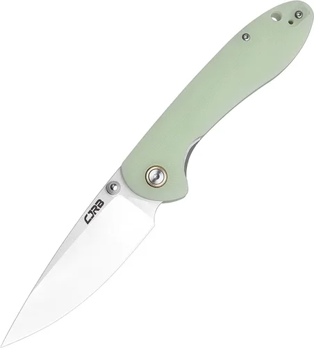 Miniatura 14 de CJRB Feldspar Cuchillo plegable de bolsillo Stonewash AR-RPM9, hoja de acero, mango táctico G10, cuchillos EDC, verde-grande (J1912)