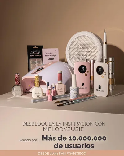 Miniatura 6 de MelodySusie Lámpara de Uñas LED UV Compacta Avanzada, Secadora de Uñas P-Plus30F con 3 Temporizadores y Sensor Inteligente que Cura Todos los Geles