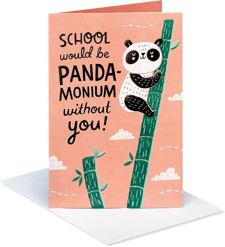 Miniatura 9 de American Greetings - Tarjeta de agradecimiento para maestros (Un gran año)
