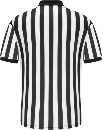 Miniatura 2 de Referee Shirt for Men, Black Stripe Umpire Jersey, Zipper Basketball, Football, Soccer Ref Uniform