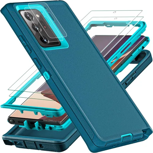 Miniatura 9 de YKHJKLEC Funda para Samsung Galaxy Note 20 Ultra, con 2 piezas [protector de pantalla de TPU flexible autorreparable y protector de lente de cámara]