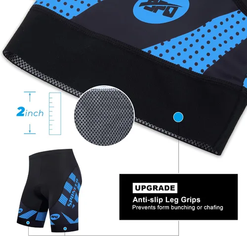 Miniatura 93 de sponeed Pantalones cortos de ciclismo para hombre, pantalones acolchados para ciclismo, ropa de ciclismo