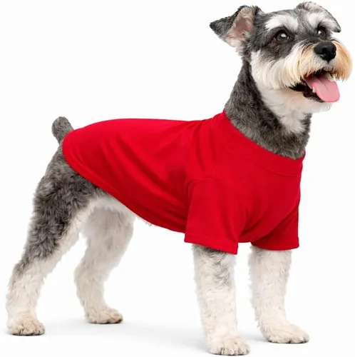 Miniatura 108 de Lovelonglong 2019 - Ropa para mascotas, Disfraces para Perro, Ropa Camisetas en blanco para Perros Grande Medianos Pequeños 100% Algodón 18
