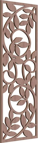 Miniatura 29 de 9 3/8"W x 24 3/8"H x 1/4"T Utica Decorativo Fretwork Madera Paneles de Pared, Abedul