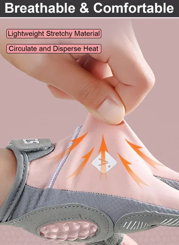 Miniatura 5 de Guantes de entrenamiento para mujeres y hombres, de gel de sílice semisólido, antideslizantes, guantes de levantamiento de pesas para mujeres