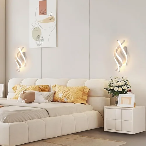 Miniatura 7 de Aplique de pared, apliques LED de 21 W, iluminación de pared para interiores, luces de pared para dormitorio, sala de estar, restaurante, pasillo