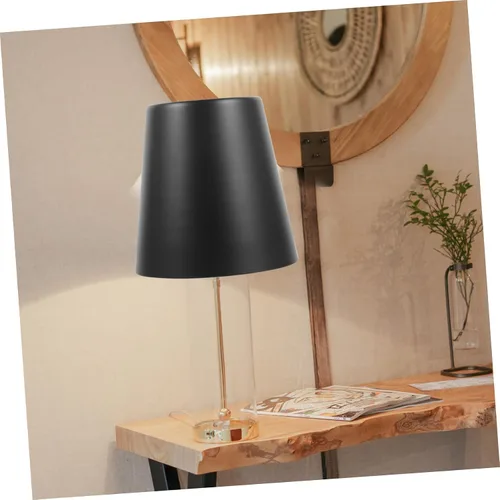Miniatura 2 de OSALADI Lámpara colgante de techo forjado de repuesto para interiores, lámpara colgante para soporte, sombras, cubierta de hierro, mesa de arte