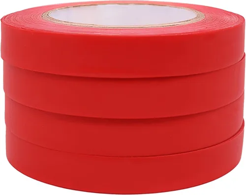 Miniatura 2 de Zenport Cinta de corbata roja para plantas ZL0012R, 20 rollos, 50 pies