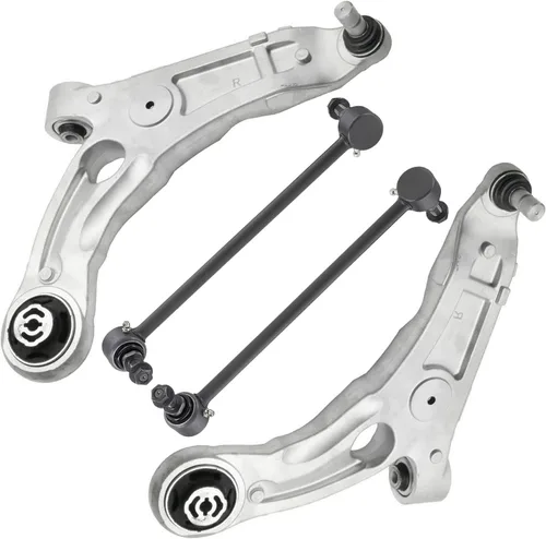 Miniatura 152 de Detroit Axle - Brazos de control superiores traseros para Chrysler 300 Dodge Challenger Charger Magnum, reemplazo del conjunto de brazos de control