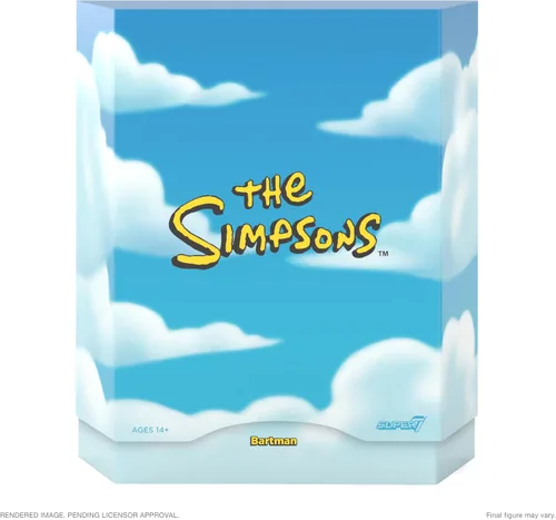 Miniatura 3 de Super7 Ultimates The Simpsons Bartman - Figura de acción de Los Simpson de 7 pulgadas con accesorios, colección clásica de programas de televisión
