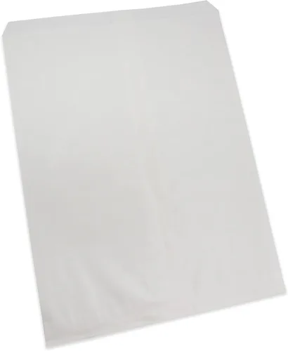 Miniatura 3 de CuteBox 100 bolsas de regalo de papel plano blanco (8.5 x 11 pulgadas) para mercancía, manualidades, recuerdos de fiesta, venta al por menor