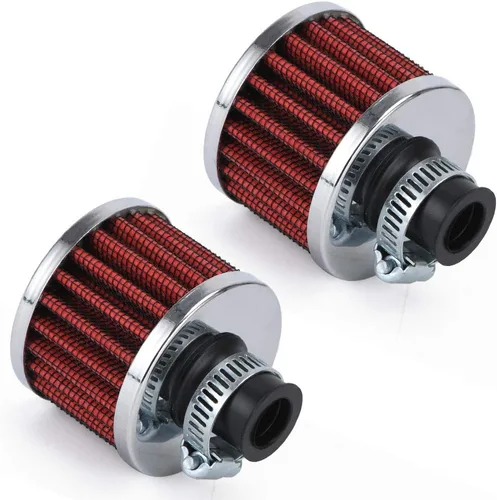 Miniatura 21 de Filtro de aire universal de cuello negro de 38 mm para automóvil, sistema de entrada de aire de alto flujo, entrada de aire limpia y fría, sistema