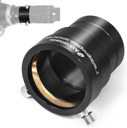 Astromania Tubo de extensión adaptador de telescopio para ocular de 2 pulgadas, accesorios de telescopio de metal, tubo de extensión ocular con