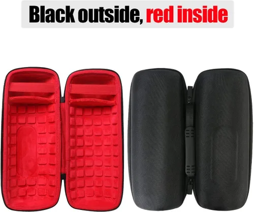 Miniatura 5 de co2CREA Funda de viaje rígida de repuesto para altavoz Bluetooth impermeable JBL Charge 4 / Charge 5 (funda negra)